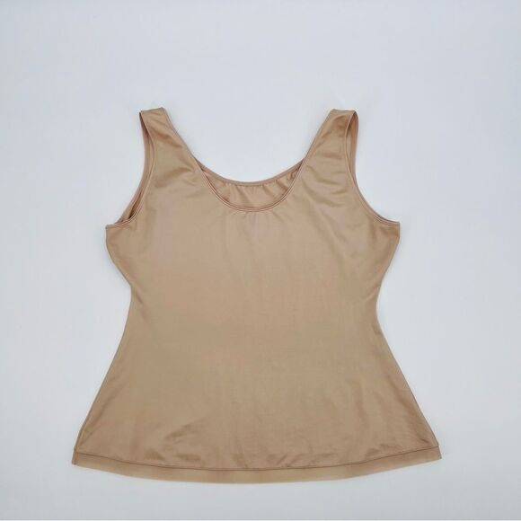 Spandex Tank Top Nude Tan Size 2X - Picture 4 of 5